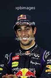 Daniel Ricciardo (AUS) Red Bull Racing in the FIA Press Conference. 16.03.2014. Formula 1 World Championship, Rd 1, Australian Grand Prix, Albert Park, Melbourne, Australia, Race Day.
