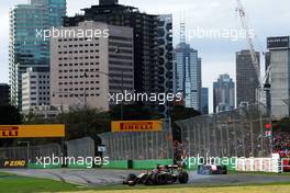 Romain Grosjean (FRA) Lotus F1 E22. 16.03.2014. Formula 1 World Championship, Rd 1, Australian Grand Prix, Albert Park, Melbourne, Australia, Race Day.