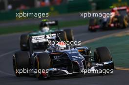 Adrian Sutil (GER) Sauber C33. 16.03.2014. Formula 1 World Championship, Rd 1, Australian Grand Prix, Albert Park, Melbourne, Australia, Race Day.