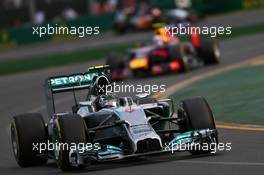 Nico Rosberg (GER) Mercedes AMG F1 W05. 16.03.2014. Formula 1 World Championship, Rd 1, Australian Grand Prix, Albert Park, Melbourne, Australia, Race Day.