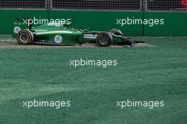 Kamui Kobayashi (JPN) Caterham CT04. 16.03.2014. Formula 1 World Championship, Rd 1, Australian Grand Prix, Albert Park, Melbourne, Australia, Race Day.