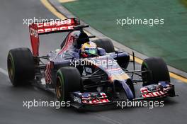 Jean-Eric Vergne (FRA) Scuderia Toro Rosso STR9. 15.03.2014. Formula 1 World Championship, Rd 1, Australian Grand Prix, Albert Park, Melbourne, Australia, Qualifying Day.