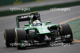 Marcus Ericsson (SWE) Caterham CT05. 15.03.2014. Formula 1 World Championship, Rd 1, Australian Grand Prix, Albert Park, Melbourne, Australia, Qualifying Day.