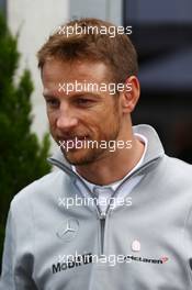 Jenson Button (GBR) McLaren. 16.03.2014. Formula 1 World Championship, Rd 1, Australian Grand Prix, Albert Park, Melbourne, Australia, Race Day.