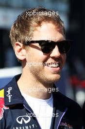 Sebastian Vettel (GER) Red Bull Racing. 12.03.2014. Formula 1 World Championship, Rd 1, Australian Grand Prix, Albert Park, Melbourne, Australia, Preparation Day.