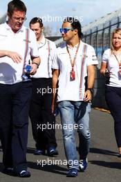 Felipe Massa (BRA) Williams. 12.03.2014. Formula 1 World Championship, Rd 1, Australian Grand Prix, Albert Park, Melbourne, Australia, Preparation Day.