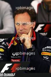Christian Horner (GBR) Red Bull Racing Team Principal in the FIA Press Conference. 20.06.2014. Formula 1 World Championship, Rd 8, Austrian Grand Prix, Spielberg, Austria, Practice Day.