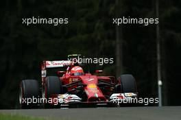 Kimi Raikkonen (FIN) Ferrari F14-T. 20.06.2014. Formula 1 World Championship, Rd 8, Austrian Grand Prix, Spielberg, Austria, Practice Day.