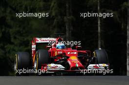 Fernando Alonso (ESP) Ferrari F14-T. 20.06.2014. Formula 1 World Championship, Rd 8, Austrian Grand Prix, Spielberg, Austria, Practice Day.