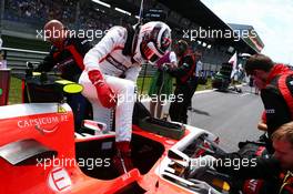 Max Chilton (GBR) Marussia F1 Team MR03 on the grid. 22.06.2014. Formula 1 World Championship, Rd 8, Austrian Grand Prix, Spielberg, Austria, Race Day.