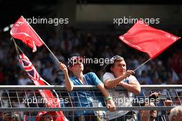 Fans at the podium. 22.06.2014. Formula 1 World Championship, Rd 8, Austrian Grand Prix, Spielberg, Austria, Race Day.