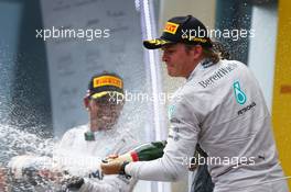 1st place Nico Rosberg (GER) Mercedes AMG F1 W05. 22.06.2014. Formula 1 World Championship, Rd 8, Austrian Grand Prix, Spielberg, Austria, Race Day.