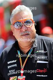 Dr. Vijay Mallya (IND) Sahara Force India F1 Team Owner. 22.06.2014. Formula 1 World Championship, Rd 8, Austrian Grand Prix, Spielberg, Austria, Race Day.