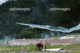 Red Bull Air Display. 22.06.2014. Formula 1 World Championship, Rd 8, Austrian Grand Prix, Spielberg, Austria, Race Day.