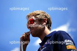 Sebastian Vettel (GER), Red Bull Racing  22.06.2014. Formula 1 World Championship, Rd 8, Austrian Grand Prix, Spielberg, Austria, Race Day.