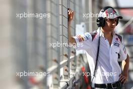 Esteban Gutierrez (MEX), Sauber F1 Team  08.04.2014. Formula One Testing, Bahrain Test, Day One, Sakhir, Bahrain.