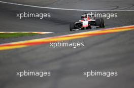 Jules Bianchi (FRA) Marussia F1 Team MR03. 22.08.2014. Formula 1 World Championship, Rd 12, Belgian Grand Prix, Spa Francorchamps, Belgium, Practice Day.