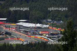 Scenic race action 24.08.2014. Formula 1 World Championship, Rd 12, Belgian Grand Prix, Spa Francorchamps, Belgium, Race Day.