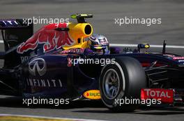 Daniel Ricciardo (AUS) Red Bull Racing RB10. 24.08.2014. Formula 1 World Championship, Rd 12, Belgian Grand Prix, Spa Francorchamps, Belgium, Race Day.