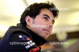 Sergio Perez (MEX), Sahara Force India  21.08.2014. Formula 1 World Championship, Rd 12, Belgian Grand Prix, Spa Francorchamps, Belgium, Preparation Day.
