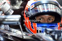 Jenson Button (GBR) McLaren MP4-29. 04.04.2014. Formula 1 World Championship, Rd 3, Bahrain Grand Prix, Sakhir, Bahrain, Practice Day