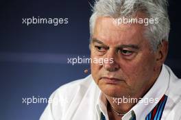 Pat Symonds (GBR) Williams Chief Technical Officer in the FIA Press Conference. 04.04.2014. Formula 1 World Championship, Rd 3, Bahrain Grand Prix, Sakhir, Bahrain, Practice Day