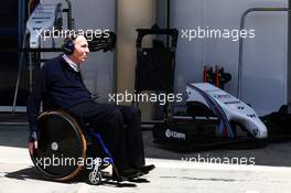 Frank Williams (GBR) Williams Team Owner. 05.04.2014. Formula 1 World Championship, Rd 3, Bahrain Grand Prix, Sakhir, Bahrain, Qualifying Day.