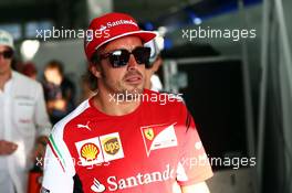 Fernando Alonso (ESP) Ferrari. 06.04.2014. Formula 1 World Championship, Rd 3, Bahrain Grand Prix, Sakhir, Bahrain, Race Day.