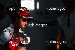 Fernando Alonso (ESP) Ferrari. 06.04.2014. Formula 1 World Championship, Rd 3, Bahrain Grand Prix, Sakhir, Bahrain, Race Day.