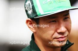 Kamui Kobayashi (JPN) Caterham. 03.04.2014. Formula 1 World Championship, Rd 3, Bahrain Grand Prix, Sakhir, Bahrain, Preparation Day.