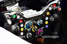 Red Bull Racing RB10 steering wheel. 03.04.2014. Formula 1 World Championship, Rd 3, Bahrain Grand Prix, Sakhir, Bahrain, Preparation Day.