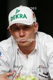 Nico Hulkenberg (GER) Sahara Force India F1. 03.04.2014. Formula 1 World Championship, Rd 3, Bahrain Grand Prix, Sakhir, Bahrain, Preparation Day.