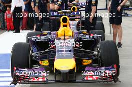 Red Bull Racing RB10. 03.04.2014. Formula 1 World Championship, Rd 3, Bahrain Grand Prix, Sakhir, Bahrain, Preparation Day.