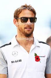 Jenson Button (GBR) McLaren. 07.11.2014. Formula 1 World Championship, Rd 18, Brazilian Grand Prix, Sao Paulo, Brazil, Practice Day.