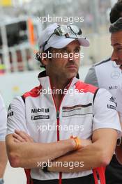 Patrick Dempsey (USA) Actor and Porsche driver. 09.11.2014. Formula 1 World Championship, Rd 18, Brazilian Grand Prix, Sao Paulo, Brazil, Race Day.