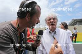 Bernie Ecclestone (GBR) on the grid. 09.11.2014. Formula 1 World Championship, Rd 18, Brazilian Grand Prix, Sao Paulo, Brazil, Race Day.
