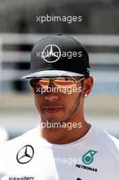 Lewis Hamilton (GBR) Mercedes AMG F1. 09.11.2014. Formula 1 World Championship, Rd 18, Brazilian Grand Prix, Sao Paulo, Brazil, Race Day.