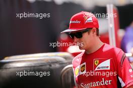 Kimi Raikkonen (FIN) Ferrari. 09.11.2014. Formula 1 World Championship, Rd 18, Brazilian Grand Prix, Sao Paulo, Brazil, Race Day.