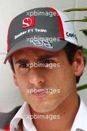 Adrian Sutil (GER) Sauber. 06.11.2014. Formula 1 World Championship, Rd 18, Brazilian Grand Prix, Sao Paulo, Brazil, Preparation Day.