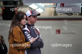Esteban Gutierrez (MEX), Sauber F1 Team and his girlfriend Paula Ruiz (MEX). 18.04.2014. Formula 1 World Championship, Rd 4, Chinese Grand Prix, Shanghai, China, Practice Day.