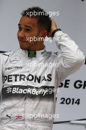 1st place Lewis Hamilton (GBR) Mercedes AMG F1. 20.04.2014. Formula 1 World Championship, Rd 4, Chinese Grand Prix, Shanghai, China, Race Day.