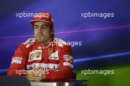 Fernando Alonso (ESP) Ferrari in the FIA Press Conference. 20.04.2014. Formula 1 World Championship, Rd 4, Chinese Grand Prix, Shanghai, China, Race Day.
