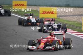 Kimi Raikkonen (FIN) Ferrari F14-T. 20.04.2014. Formula 1 World Championship, Rd 4, Chinese Grand Prix, Shanghai, China, Race Day.