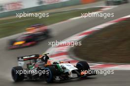 Sergio Perez (MEX) Sahara Force India F1 VJM07. 19.04.2014. Formula 1 World Championship, Rd 4, Chinese Grand Prix, Shanghai, China, Qualifying Day.