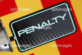 Mercedes GP, penalty board 20.04.2014. Formula 1 World Championship, Rd 4, Chinese Grand Prix, Shanghai, China, Race Day.
