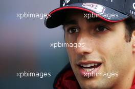 Daniel Ricciardo (AUS) Red Bull Racing. 17.04.2014. Formula 1 World Championship, Rd 4, Chinese Grand Prix, Shanghai, China, Preparation Day.