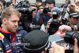Sebastian Vettel (GER), Red Bull Racing  17.04.2014. Formula 1 World Championship, Rd 4, Chinese Grand Prix, Shanghai, China, Preparation Day.