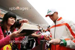Nico Hulkenberg (GER), Sahara Force India  17.04.2014. Formula 1 World Championship, Rd 4, Chinese Grand Prix, Shanghai, China, Preparation Day.