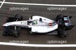 Felipe Massa (BRA) Williams FW36. 04.07.2014. Formula 1 World Championship, Rd 9, British Grand Prix, Silverstone, England, Practice Day.