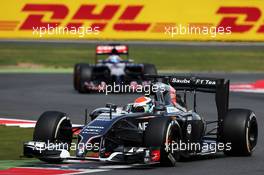 Adrian Sutil (GER) Sauber C33. 06.07.2014. Formula 1 World Championship, Rd 9, British Grand Prix, Silverstone, England, Race Day.
